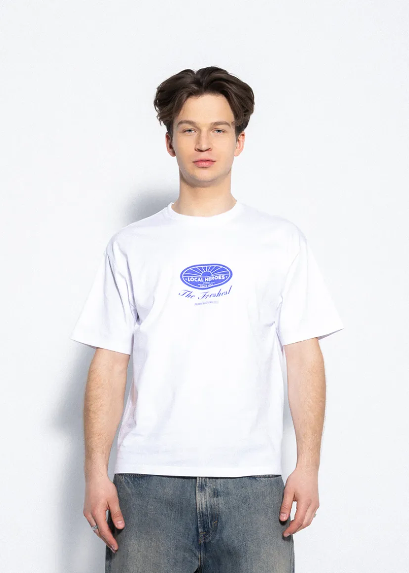 BIAŁY T-SHIRT FRESH STUFF