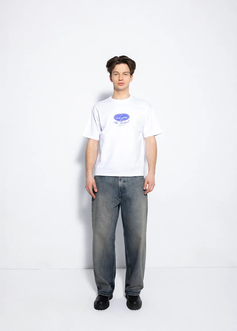 BIAŁY T-SHIRT FRESH STUFF