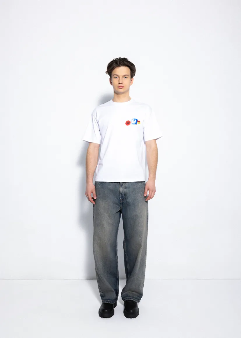 BIAŁY T-SHIRT LH TEAM