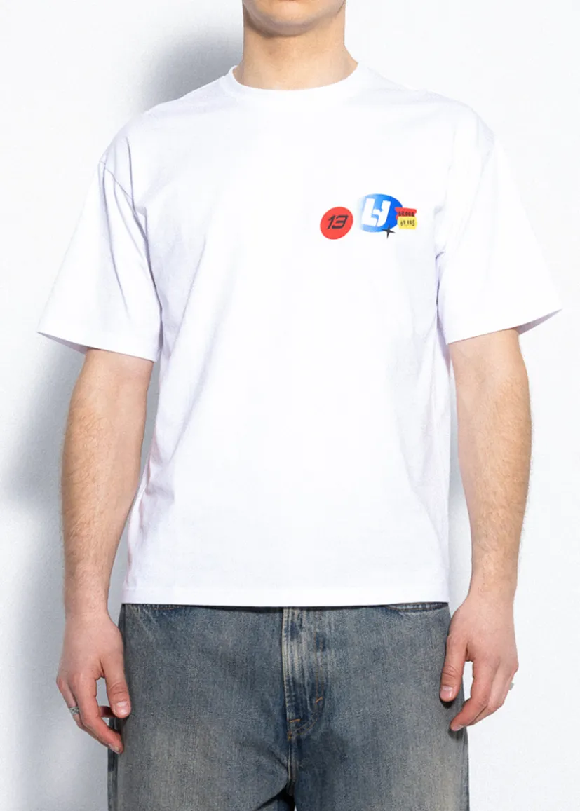 BIAŁY T-SHIRT LH TEAM