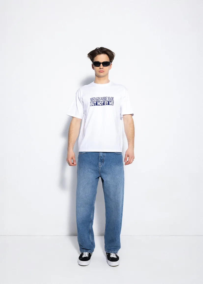 BIAŁY T-SHIRT MAKE MISTAKES