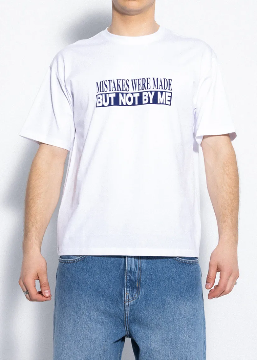 BIAŁY T-SHIRT MAKE MISTAKES