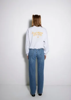 BLUZA ALOHA SZARA CREW NECK