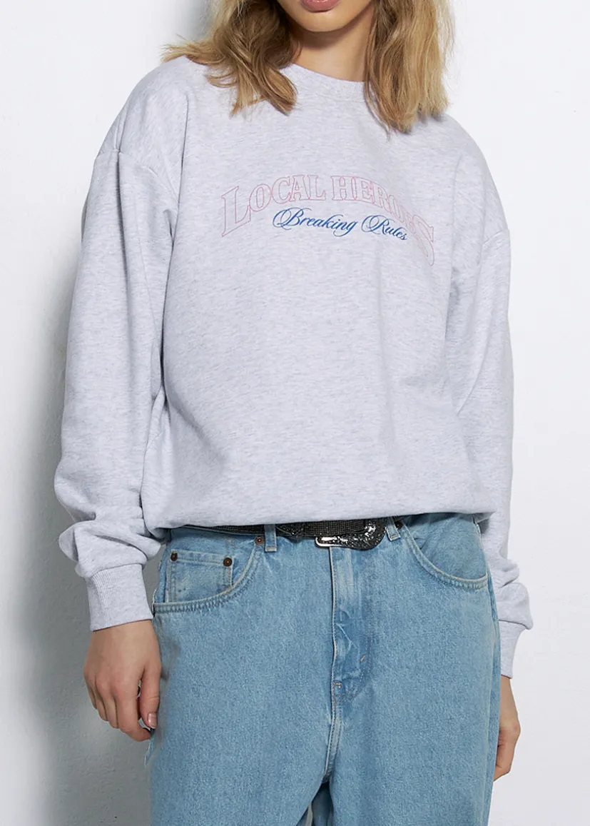 BLUZA BREAKING SZARA