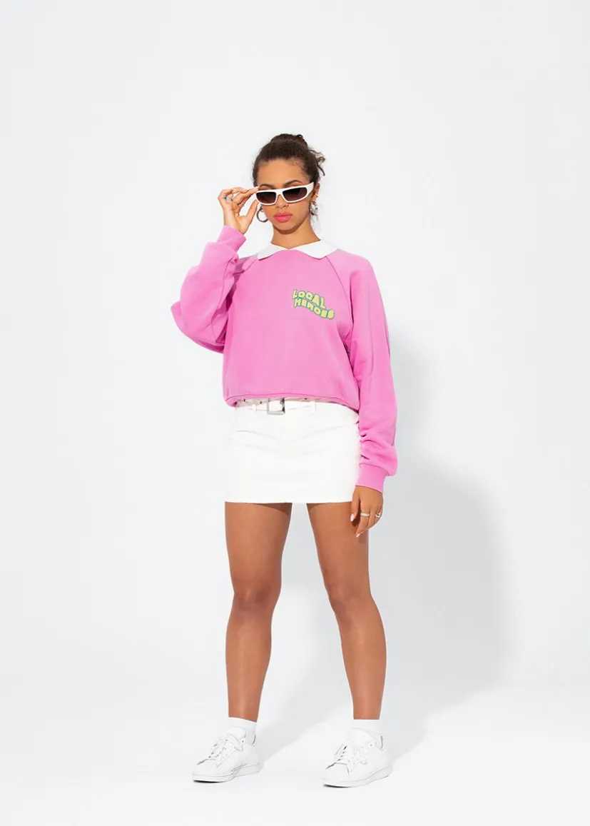 BLUZA CHEWING GUM Z KOŁNIERZYKIEM