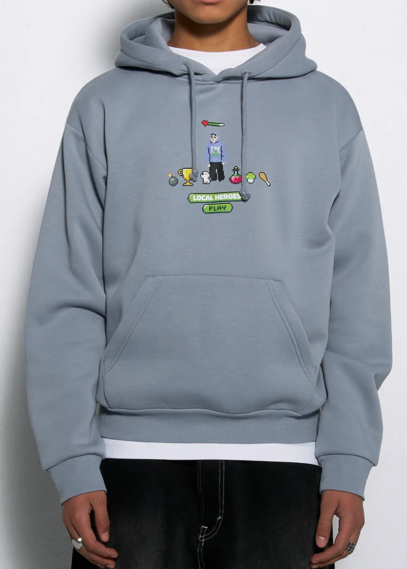 BLUZA GAME CIEMNO SZARA