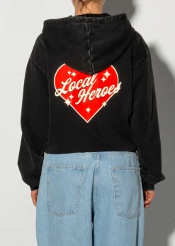 BLUZA LOVE MOTEL ROZPINANA CZARNA
