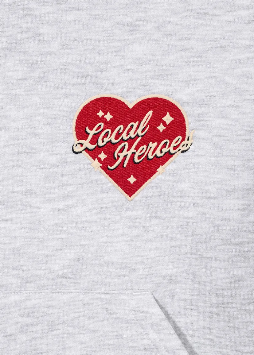 BLUZA LOVE MOTEL SZARY MELANŻ