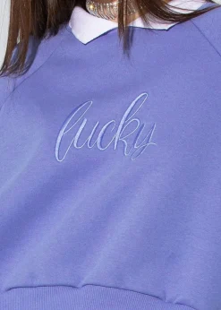 BLUZA LUCKY Z KOŁNIERZYKIEM