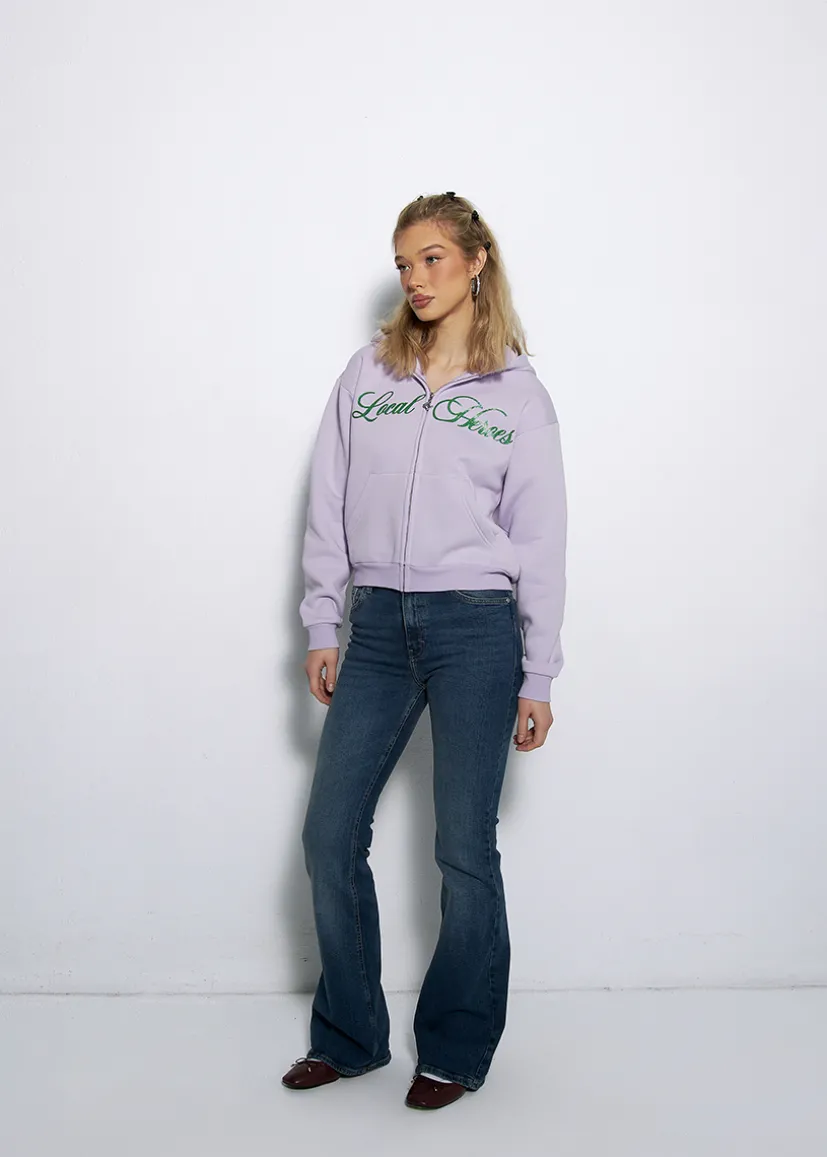 BLUZA ROZPINANA BLUSH GLITTER FIOLETOWA