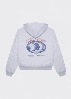 BLUZA Z KAPTUREM ROYAL HEROES SZARY MELANŻ