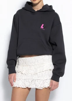 BLUZA Z KAPTUTEM LH TEAM CZARNA