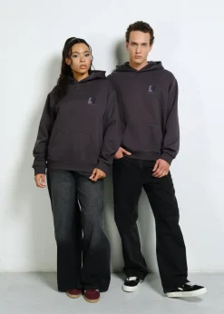 BLUZA Z KAPTUTEM LH TEAM CZARNA MĘSKA