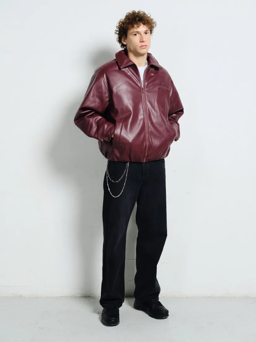 BURGUNDOWA BOMBERKA SUPERSTAR