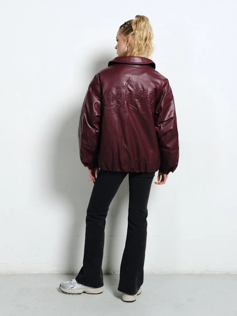 BURGUNDOWA BOMBERKA SUPERSTAR