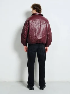 BURGUNDOWA BOMBERKA SUPERSTAR