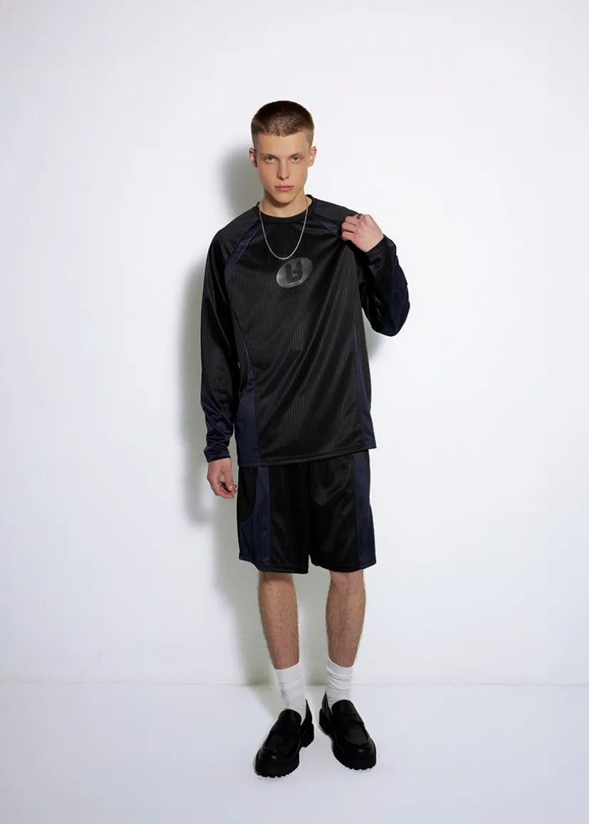 CZARNE SPORTOWE SZORTY LH TEAM