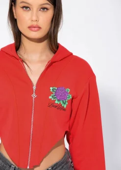 KRÓTKA BLUZA ROSE
