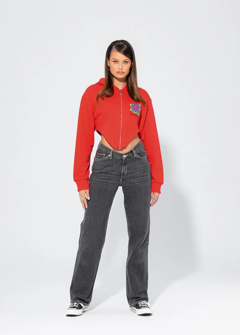 KRÓTKA BLUZA ROSE