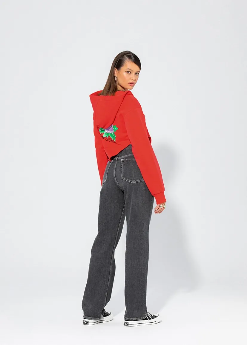 KRÓTKA BLUZA ROSE