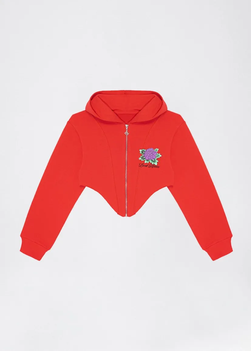 KRÓTKA BLUZA ROSE