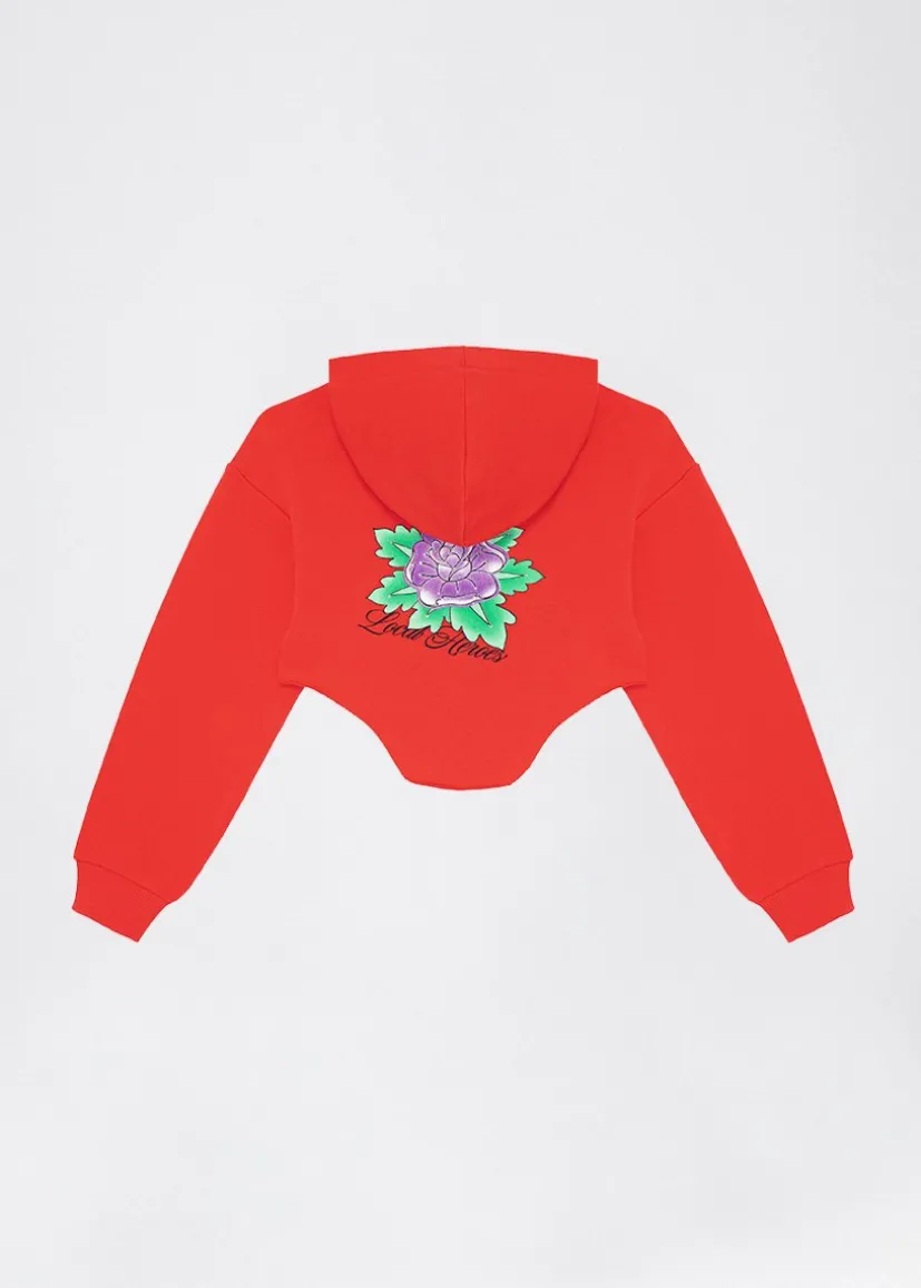 KRÓTKA BLUZA ROSE