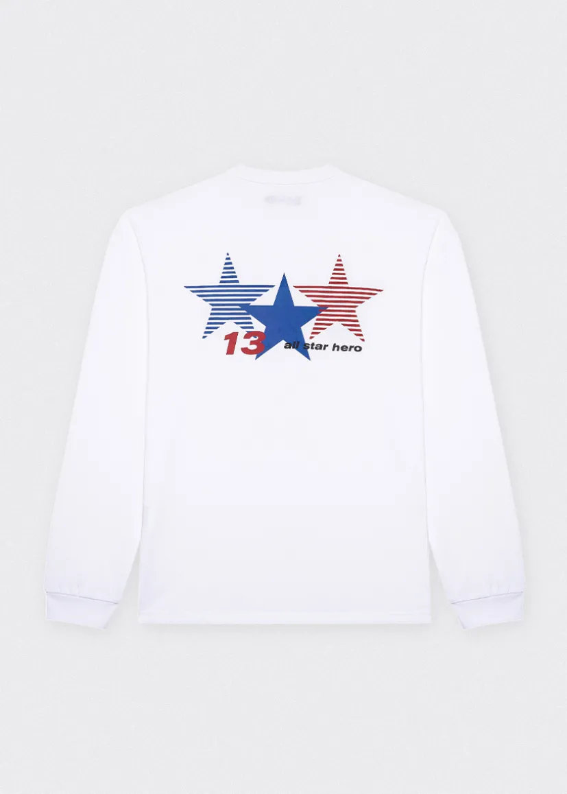 LONGSLEEVE ALL STAR BIAŁY