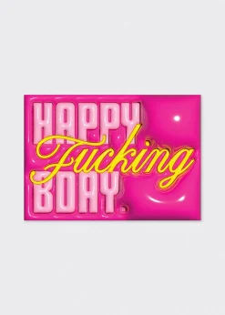 POCZTÓWKA HAPPY F BDAY RÓŻOWA