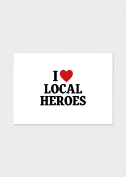 POCZTÓWKA I HEART LH BIAŁA