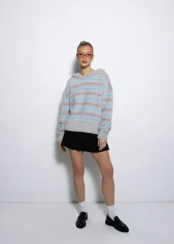 SWETER TEAM BLUSH SZARY