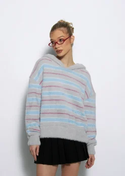 SWETER TEAM BLUSH SZARY