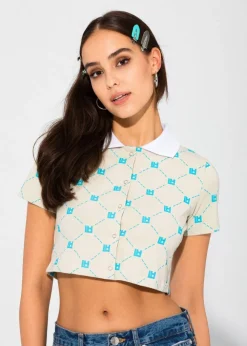 TOP LH MONOGRAM BEŻOWY
