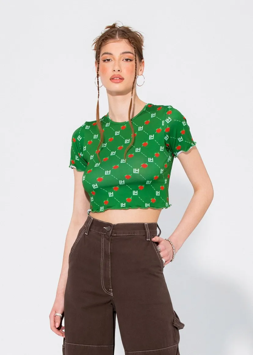 TOP LH MONOGRAM BERRY