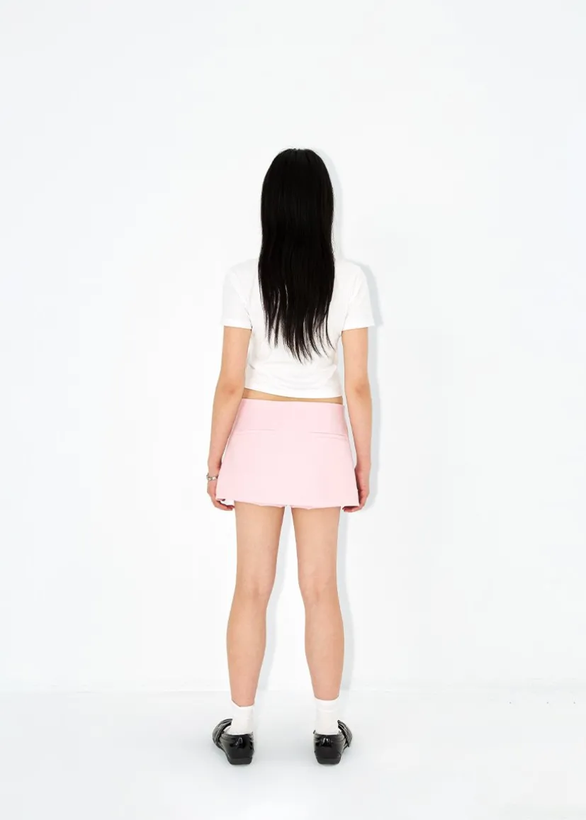 TOP SLIM FIT LH BLUSH RHINESTONES BIAŁY