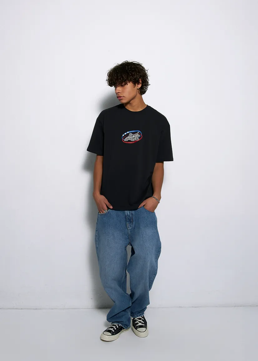 T-SHIRT ALL STAR CZARNY