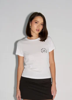T-SHIRT LH CLUB SLIM FIT BIAŁY