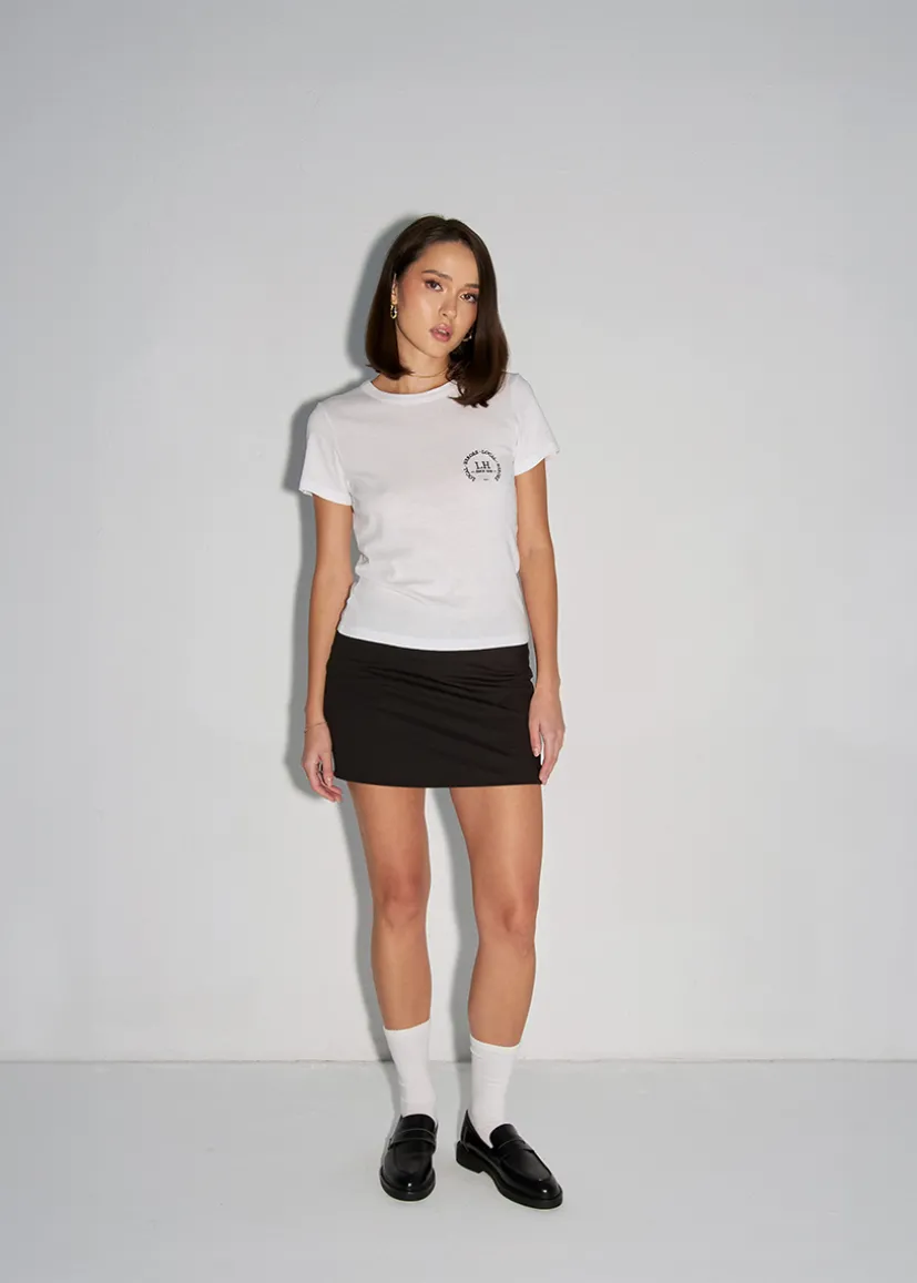 T-SHIRT LH CLUB SLIM FIT BIAŁY