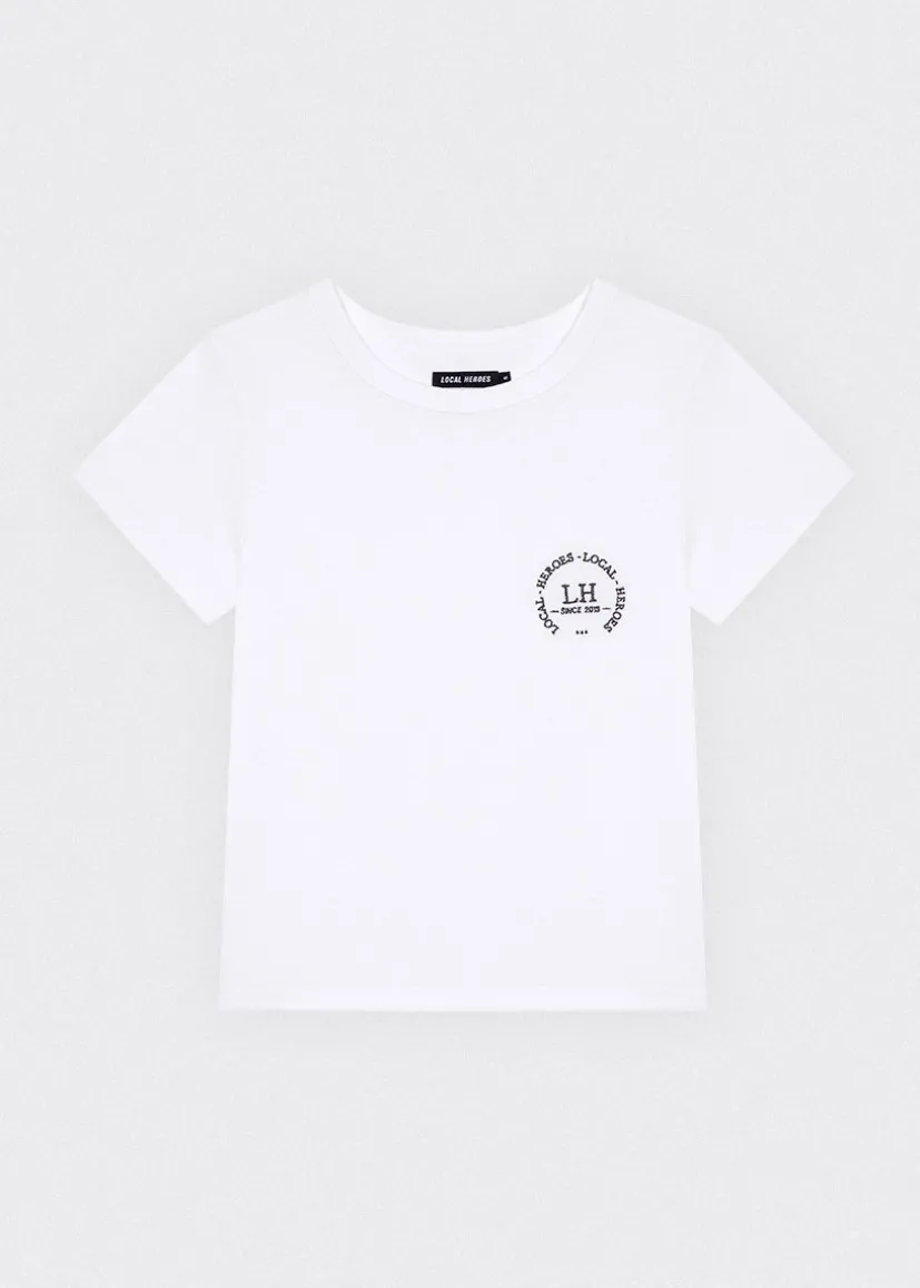 T-SHIRT LH CLUB SLIM FIT BIAŁY