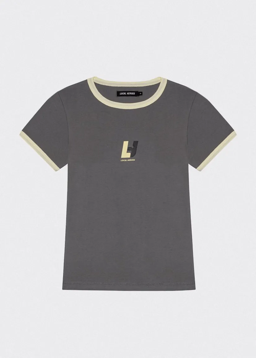T-SHIRT LH TEAM SZARY