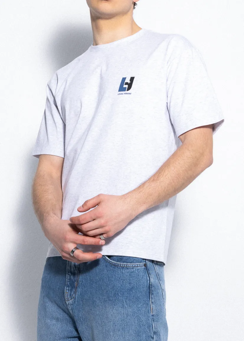T-SHIRT LH TEAM SZARY